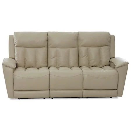 Contemporary Power Reclining Sofa with USB Ports